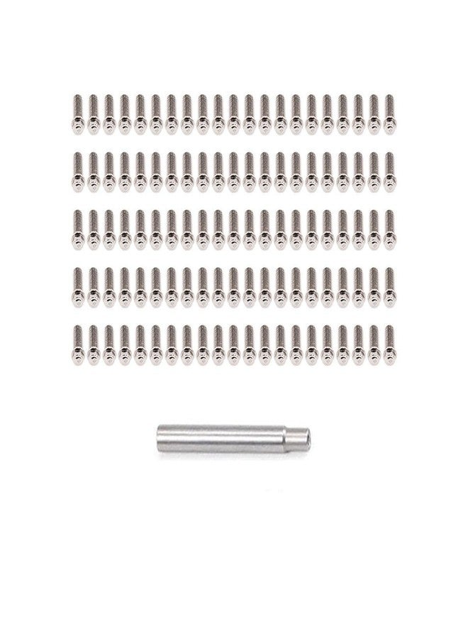 YSKMLOLP 100pcs M2 M3 Steel Scale Beadlock Ring Screws 1.9 2.2 Wheel Rims for 1/10 RC Crawler Car TRX4 Axial SCX10 AXI03007 VS4-10 LCG(M3 8mm) - Image 1